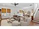 Bright living room leading to dining area, with hardwood floors and neutral decor at 676 Juneberry Se Ln, Atlanta, GA 30316