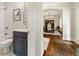 Cozy bathroom with a white vanity and marble floors at 1446 Wilford Ne Dr, Atlanta, GA 30319