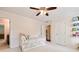 Bright bedroom with ample storage and adjacent bathroom entrance at 1446 Wilford Ne Dr, Atlanta, GA 30319