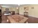 Large living room with hardwood floors, neutral paint and cozy furniture at 4605 Heathcliff Way, Cumming, GA 30041