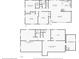 Floor plan showcases the layout of the first floor and basement at 2193 Cloverdale Se Dr, Atlanta, GA 30316