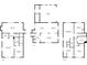 Detailed floor plan illustrating the layout of the home's three floors at 3772 Evans Rd, Atlanta, GA 30340