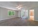Basement view featuring carpeted area and bath access at 1523 Fallen Leaf Dr, Marietta, GA 30064