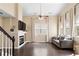 Spacious living room with wood floors and a fireplace at 202 Windcroft Nw Ct, Acworth, GA 30101