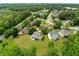 Aerial view of the neighborhood showcasing lush greenery and well-maintained homes at 209 Braemar Ct, Mcdonough, GA 30253