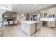 Spacious open concept kitchen with dining area and stainless steel appliances at 4500 Candacraig, Alpharetta, GA 30022