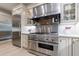 Gourmet kitchen with stainless steel appliances, custom cabinetry, and a spacious design at 4500 Candacraig, Alpharetta, GA 30022