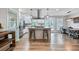 Stylish kitchen boasts stainless steel appliances, center island, and bright white cabinetry at 1740 Bouldercrest Se Rd, Atlanta, GA 30316