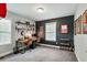 Dedicated office space with built-in shelving provides a functional and organized area for productivity and creativity at 1740 Bouldercrest Se Rd, Atlanta, GA 30316