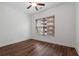 Bright bedroom featuring hardwood floors and a window overlooking the city at 384 Ralph Mcgill Ne Blvd # 318, Atlanta, GA 30312