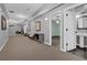 Finished basement featuring carpet and doorways to other rooms at 2582 Oak Bluff Dr, Dacula, GA 30019