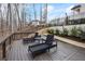 Relaxing deck area with lounge chairs and a small table, perfect for enjoying the outdoors at 120 Nezhat Pl, Sandy Springs, GA 30350