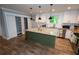 Well-appointed kitchen featuring stainless steel appliances, pantry, and a center island with a stone countertop at 1563 Brannon Sw Cir, Austell, GA 30106