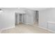 Finished basement with stairs and light plank flooring at 805 Wayside Dr, Lawrenceville, GA 30046
