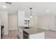 Updated kitchen showcasing granite countertops and new stainless steel appliances at 1030 Brockdell Ct, Norcross, GA 30093