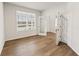 Office/study with wood flooring and neutral walls at 321 Arwen Dr, Mcdonough, GA 30252