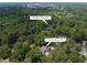 Aerial view of 132 Mt Vernon Dr showing proximity to Glenlake Park path surrounded by mature trees at 132 Mount Vernon Dr, Decatur, GA 30030
