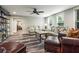 Spacious living room featuring natural light, cozy furniture, and hardwood floors at 31 Brownson Ct, Acworth, GA 30101