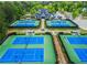 Numerous well-maintained tennis courts offer ample space for residents to enjoy recreational play at 31 Brownson Ct, Acworth, GA 30101