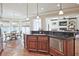 Large island with seating, stainless dishwasher, and breakfast nook offer charm at 5118 Greythorne Ln, Marietta, GA 30068