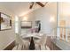Charming dining area with hardwood floors and contemporary furniture for a cozy feel at 6255 Saddlewood Dr, Lithonia, GA 30058