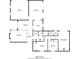 Detailed floor plan of home's layout including dimensions for each room and garage at 6255 Saddlewood Dr, Lithonia, GA 30058