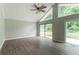 Bright living room with sliding glass doors leading to outdoor space at 6255 Saddlewood Dr, Lithonia, GA 30058