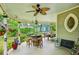 Spacious porch with outdoor dining and lounge areas perfect for entertaining at 185 Elizabeth St, Atlanta, GA 30307
