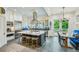 Spacious kitchen with a large island, stainless steel appliances, and adjacent dining area at 185 Elizabeth St, Atlanta, GA 30307