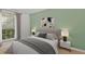 Comfortable bedroom featuring natural light, neutral toned walls, and matching bedside lamps at 3486 Essex Ave # 88, Atlanta, GA 30339