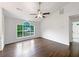 Spacious bedroom with hardwood flooring and vaulted ceiling at 541 Mckenzie Ave, Stockbridge, GA 30281