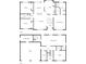 Detailed floor plan showcasing the layout of the home, including bedrooms, kitchen, and living areas at 541 Mckenzie Ave, Stockbridge, GA 30281