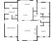 Simplified floor plan showing layout of the house at 6053 Park Close, Fairburn, GA 30213