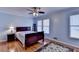 Bedroom with natural light from the window and a ceiling fan at 6118 Queen Anne Ct, Norcross, GA 30093