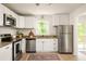 Modern kitchen featuring stainless steel appliances and granite countertops at 2834 Vicksburg Ct, Decatur, GA 30034