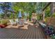 Spacious wooden deck perfect for outdoor dining and relaxation with lake views at 455 Mayo Rd, Covington, GA 30014