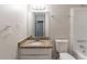 Bathroom features granite countertops, and a shower/tub combo at 5326 Rocky Pine Dr, Lithonia, GA 30038