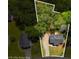 An aerial view outlines property lines in a wooded neighborhood at 379 Villa Rosa Way, Temple, GA 30179
