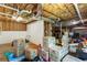 Unfinished basement with exposed ceiling, ready for customization and extra storage at 379 Villa Rosa Way, Temple, GA 30179