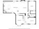 First floor layout featuring a kitchen, living room, bedroom, dining room, and Gathering room at 4734 Eagles Ridge Loop, Lithonia, GA 30038