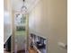 Bright foyer featuring a modern chandelier, high ceilings, and front door view at 745 Devon Hill Ct, Roswell, GA 30075