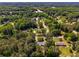 Expansive aerial view of a neighborhood surrounded by lush trees, offering privacy and tranquility at 45 Pine Tree Dr, Mcdonough, GA 30252