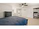Bright bedroom with a dedicated workspace and walk-in closets at 1178 Roxboro Ne Cv, Atlanta, GA 30324