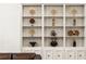 Stylish built-in shelving unit provides ample storage and display space with decorative elements at 1178 Roxboro Ne Cv, Atlanta, GA 30324