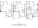 A comprehensive view of all three floors, showcasing layouts and dimensions at 2251 Nancy Creek Dr, Atlanta, GA 30341