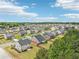 A neighborhood with numerous houses, many with fenced backyards and tree-lined streets, showing community layout at 537 Daffodil Ln, Mcdonough, GA 30253