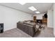Spacious finished basement with neutral carpet and a cozy fireplace at 1154 Pair Sw Rd, Marietta, GA 30060