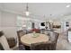 Open dining area leading into the living room and kitchen, perfect for entertaining at 1154 Pair Sw Rd, Marietta, GA 30060