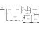 Floor plan featuring a laundry, kitchen, living and dining area, bedrooms and baths at 1154 Pair Sw Rd, Marietta, GA 30060