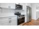 Bright kitchen showcasing stainless steel appliances, sleek countertops, and modern white cabinetry at 3901 Bonnie Se Ln, Atlanta, GA 30354